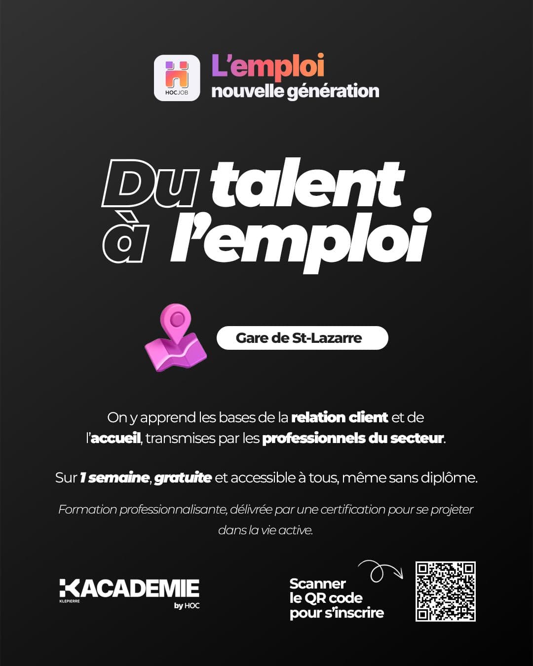 Image de l’événement: Du talent à l'emploi