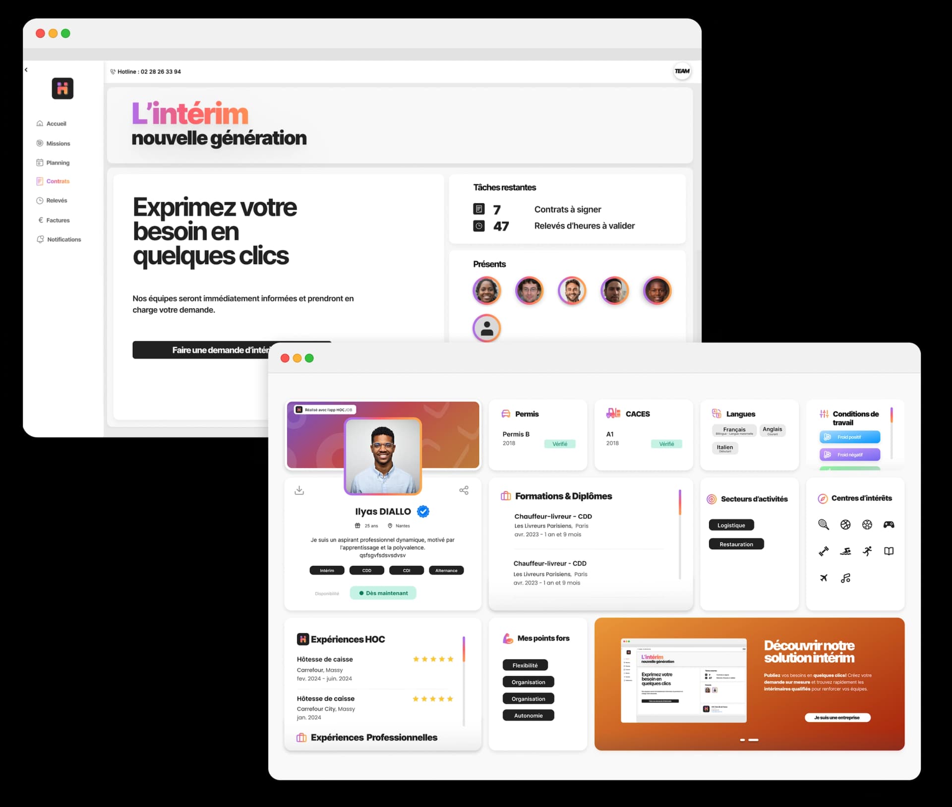 Découvrir notre solution intérim